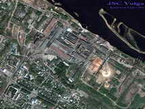 Вид из космоса на ОАО Волга, 2006 г
